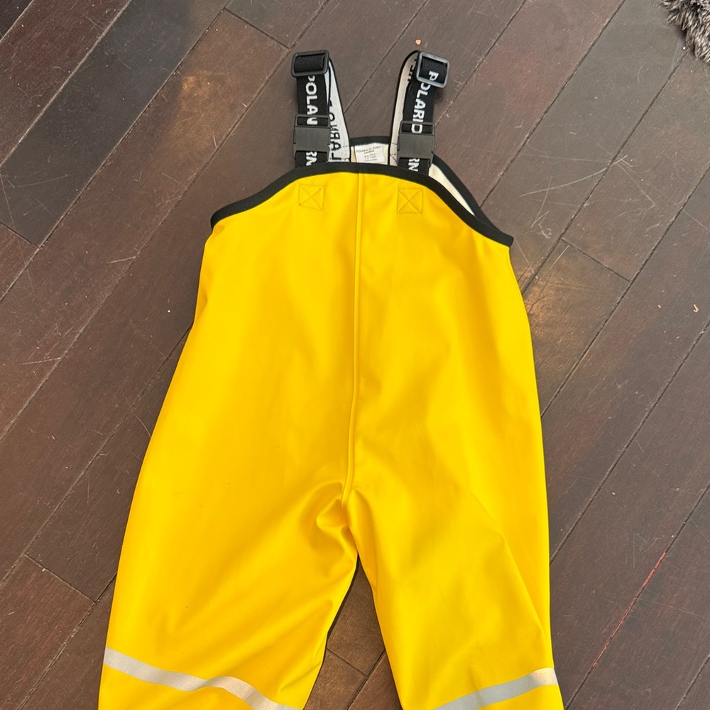 Polarn O. Pyret Bright Yellow Bib Pants